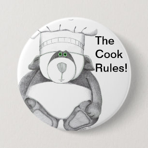 Panda-Bärn-Kochs-Bild Button