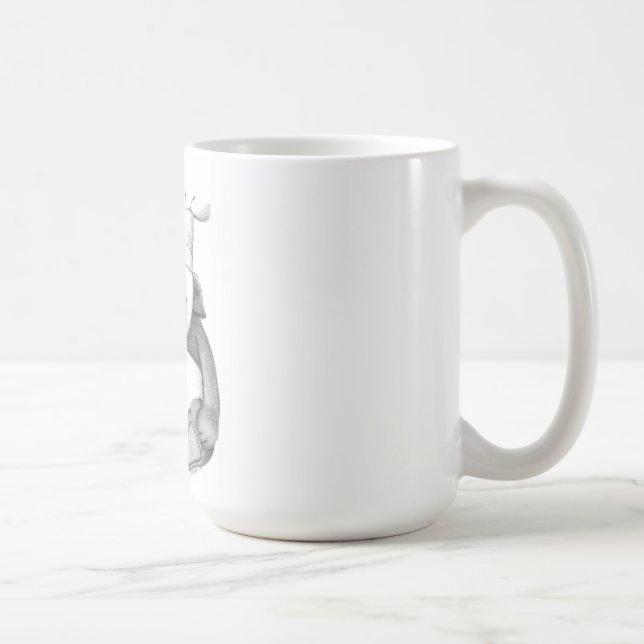 Panda-Bärn-Kochs-Bild Kaffeetasse (Rechts)