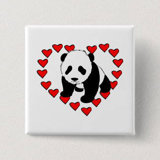 Panda-Bärn-Liebe Button