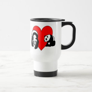 Panda-Bärn-Liebe Reisebecher
