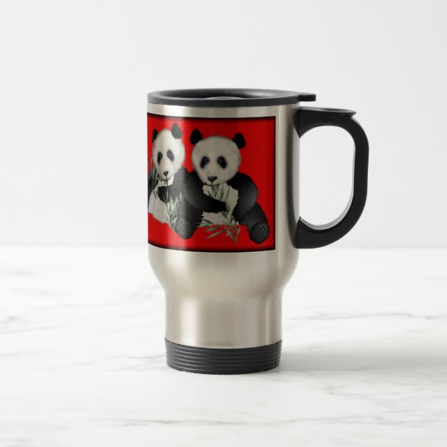 Panda-Bärn-Reise-Tasse Reisebecher (Rechts)