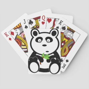 Panda-Bärn-Schwarz-weiße Schicksals-Geschenke Spielkarten