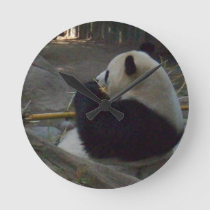 Panda-Bärn-Wanduhr Runde Wanduhr
