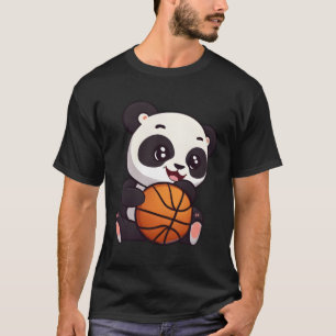 Panda Basketball Basketball Basketball T-Shirt