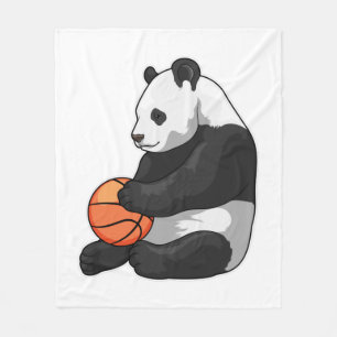 Panda Basketball-Spieler Basketball Fleecedecke