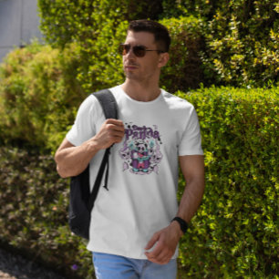 Panda Bauer Cartoon T-Shirt