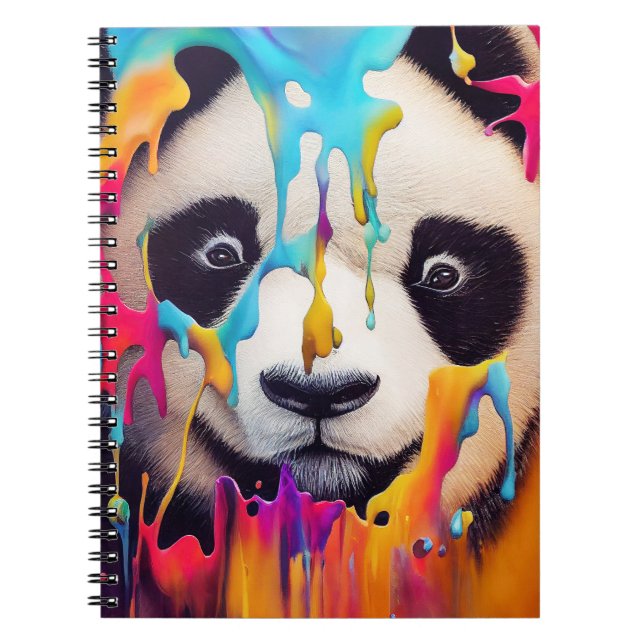 Panda Bear Animal Discovery Adventure Nature Notizblock (Vorderseite)