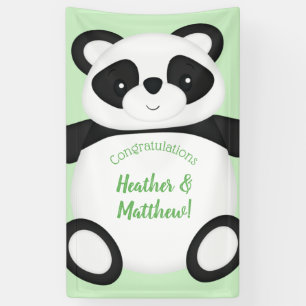 Panda Bear Baby Dusche Banner