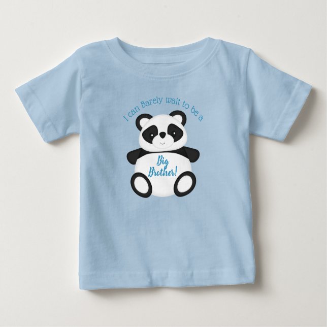 Panda Bear Baby Dusche T-shirt (Vorderseite)