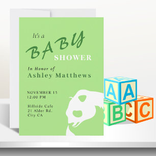 Panda Bear Baby Shower Einladung