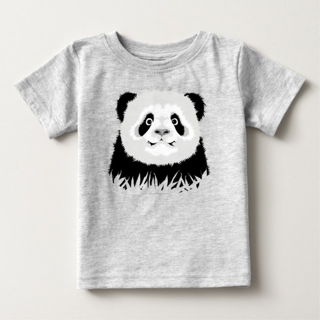 Panda Bear Baby T - Shirt (Vorderseite)