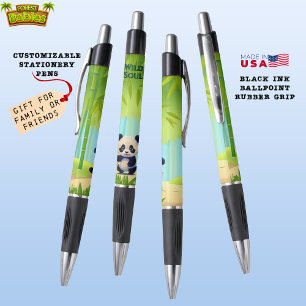 Panda Bear, Bamboo Forest Animal, Wildes Soul 🐼 � Kugelschreiber