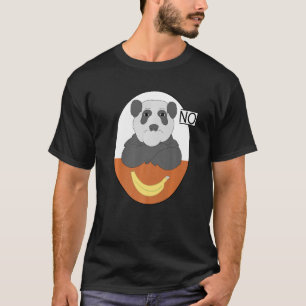 Panda Bear Banana No Asia China Niedlich Panda T-Shirt
