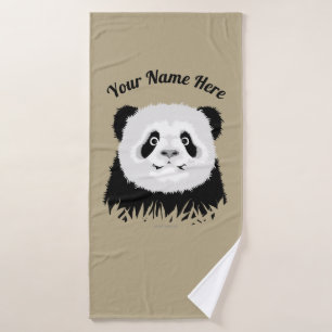 Panda Bear Bath Handtuch Set Badehandtuch