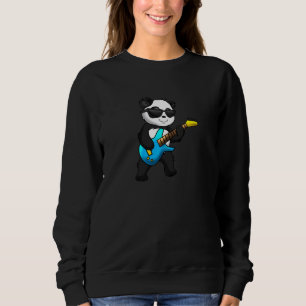 Panda Bear Boy Guitar Liebe Phantastisch Funny Fun Sweatshirt