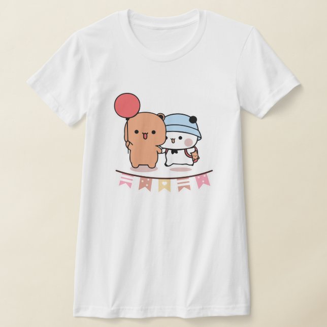 PANDA BEAR, bubu und dudu hugs Liebe Ballon T-Shirt (Ablage )