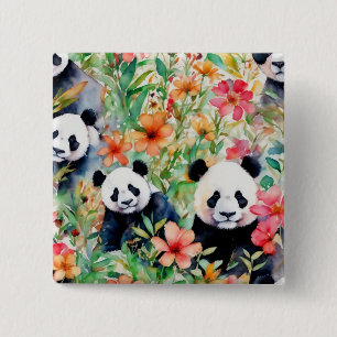 Panda Bear Button