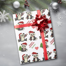 Panda Bear Candy Cane Personalisiert