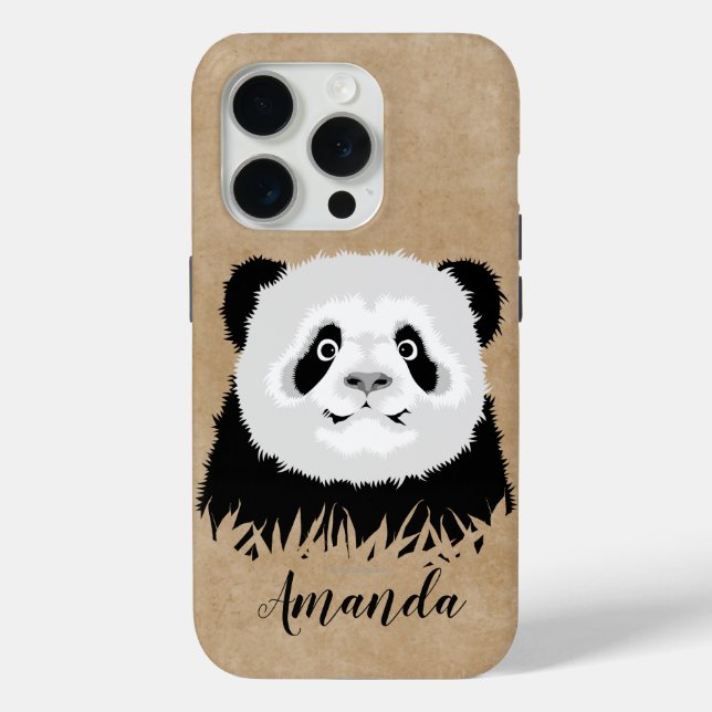 Panda Bear Case-Mate iPhone Case (Rückseite)