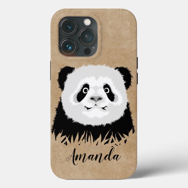 Panda Bear Case-Mate iPhone Case (Rückseite)