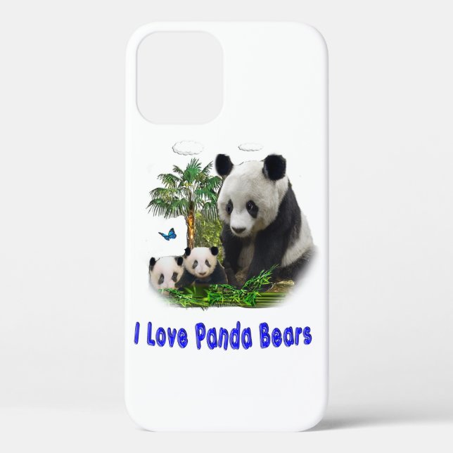 Panda Bear Case-Mate iPhone Case (Rückseite)