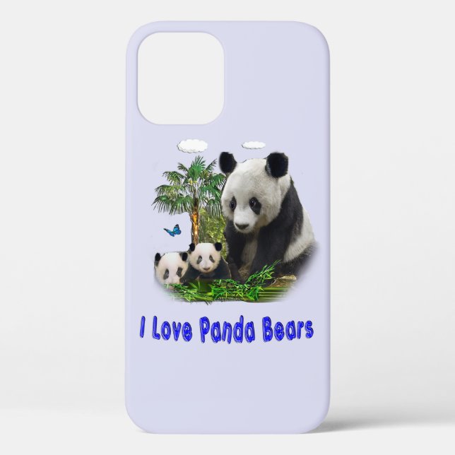 Panda Bear Case-Mate iPhone Hülle (Rückseite)