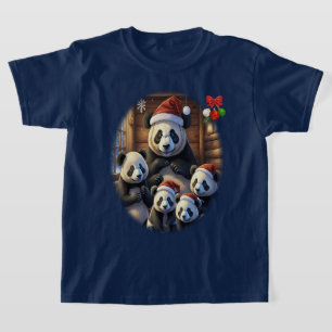 Panda Bear Christmas T-Shirt
