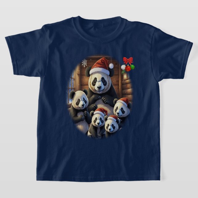 Panda Bear Christmas T-Shirt (Ablage )