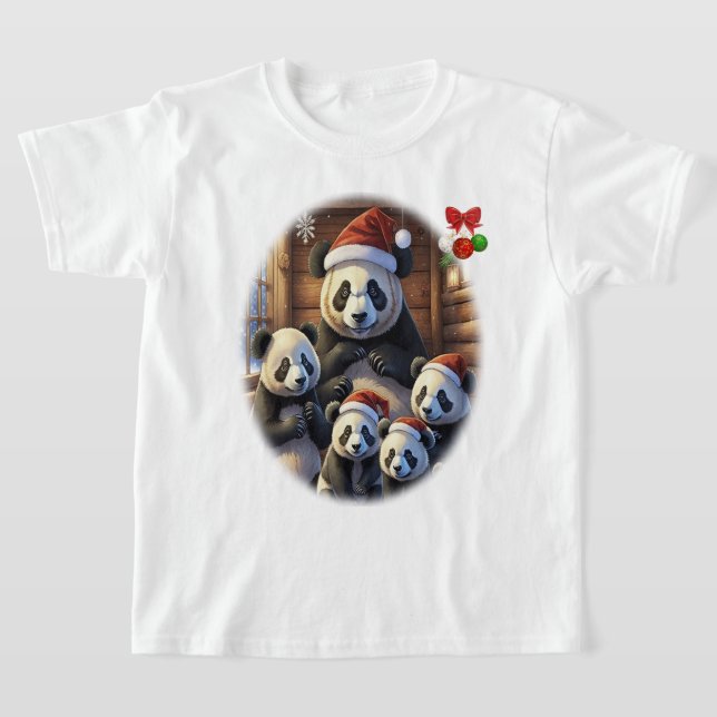 Panda Bear Christmas T-Shirt (Ablage )