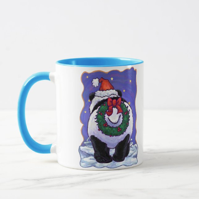 Panda Bear Christmas Tasse (Links)