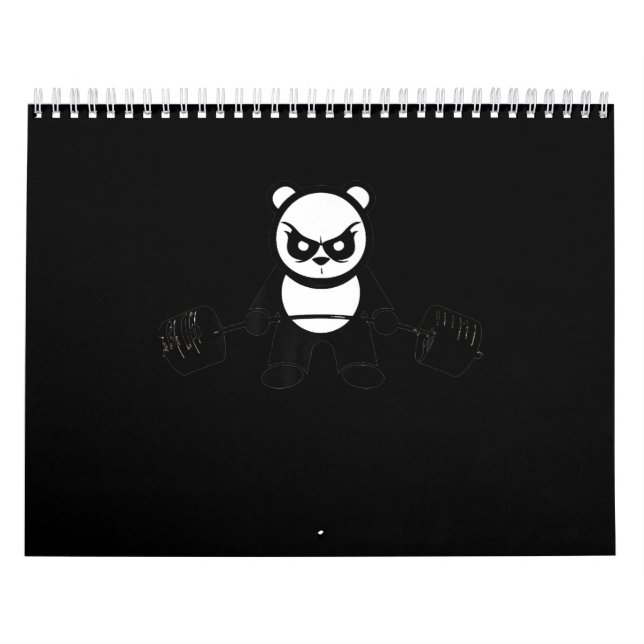 Panda Bear Deadlift - Premium Gym Kalender (Titelbild)