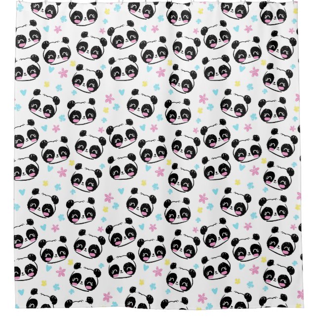 Panda Bear Duschvorhang (Vorderseite)