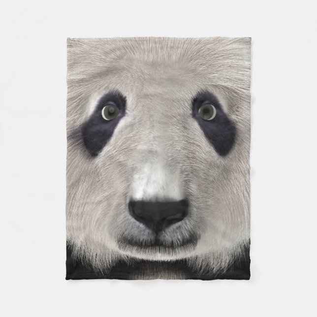 Panda Bear Fleecedecke (Vorderseite)