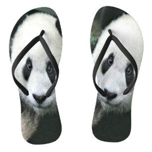 Panda Bear Flip Flops