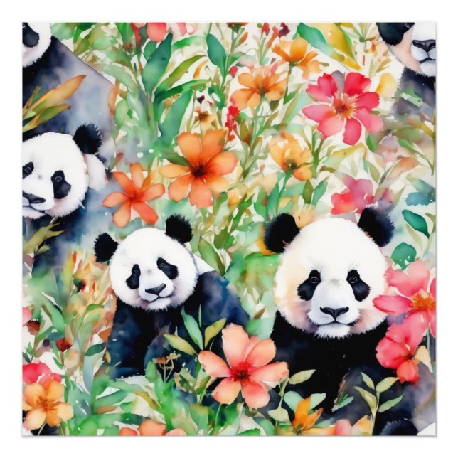 Panda Bear Fotodruck (Vorne)