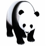 Panda Bear Fotoskulptur Ornament<br><div class="desc">niedlicher Panda</div>