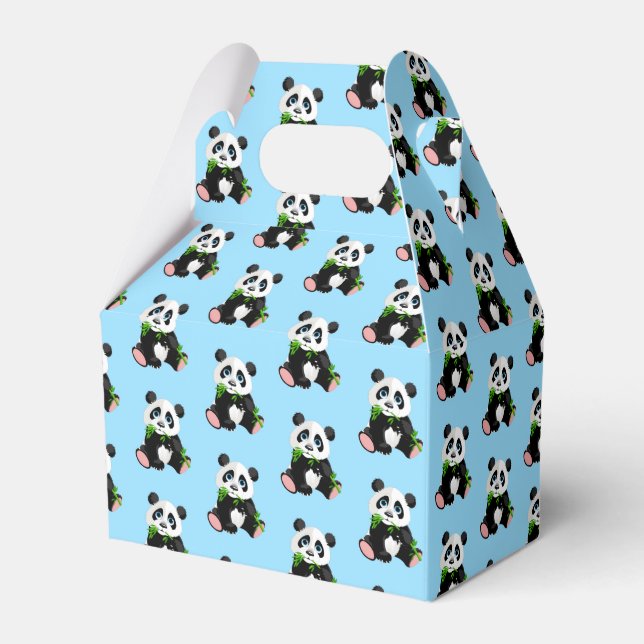 Panda Bear Gastgeschenk Box Geschenkschachtel (Vorderseite)