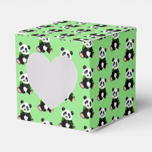 Panda Bear Gastgeschenk Box Geschenkschachtel (Vorderseite)