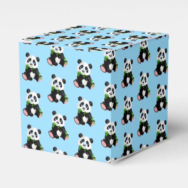 Panda Bear Gastgeschenk Box Geschenkschachtel (Vorderseite)