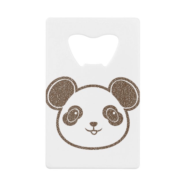 Panda Bear Geldbeutel Flaschenöffner (Vorderseite)
