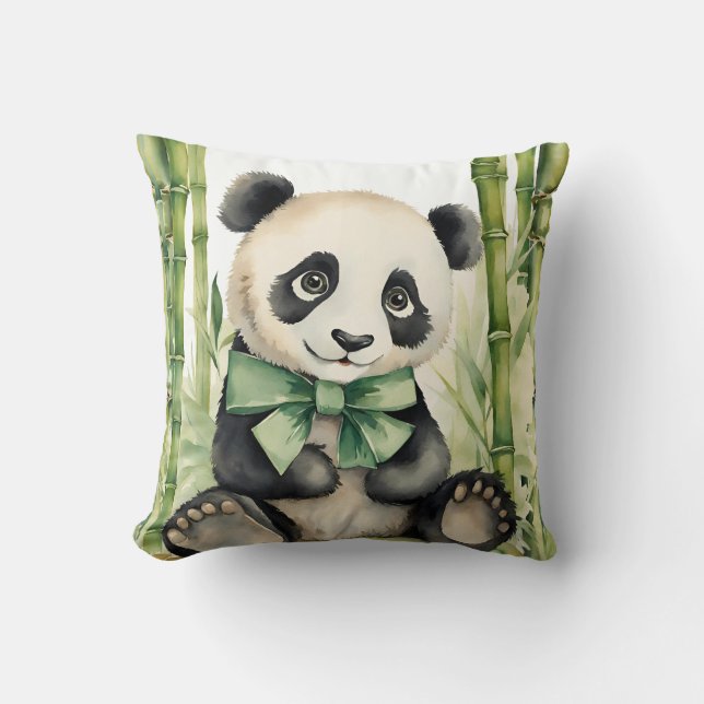 Panda Bear Gender Neutral Kissen (Vorderseite)