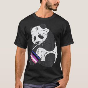 Panda Bear Genderfluid Flag Prix Nonbinary LGBT A T-Shirt