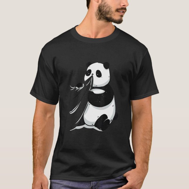 Panda Bear Giant Panda T-Shirt (Vorderseite)