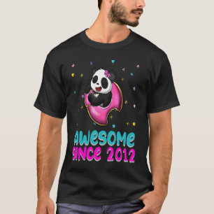 Panda Bear Girl Donut Birthday Liebe Phantastisch T-Shirt