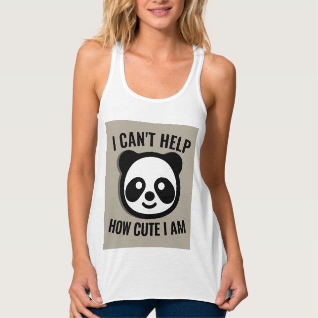 PANDA BEAR GIRLS NIEDLICHE FUNNY T - SHIRT (Vorderseite)