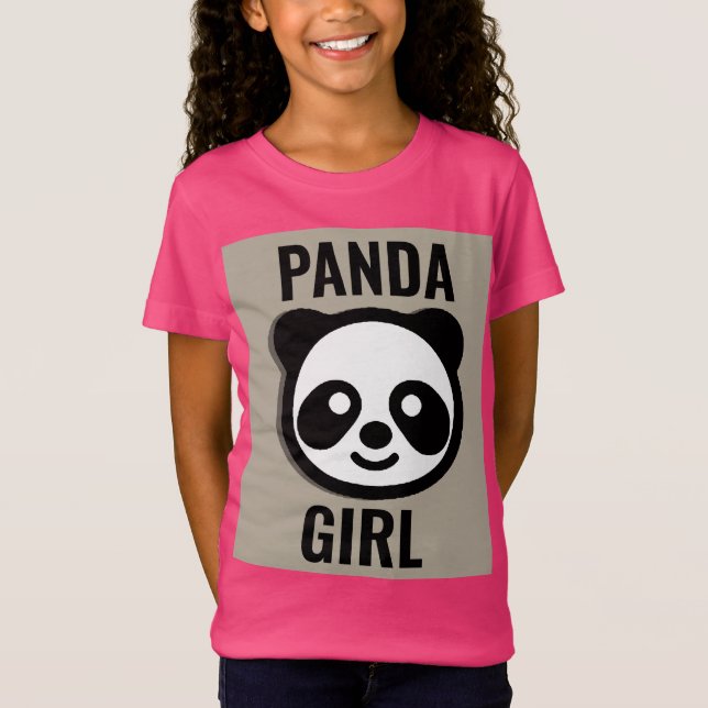 PANDA BEAR GIRLS T - SHIRT (Vorderseite)
