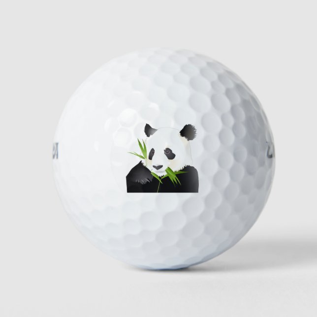 Panda Bear Golfball (Vorderseite)