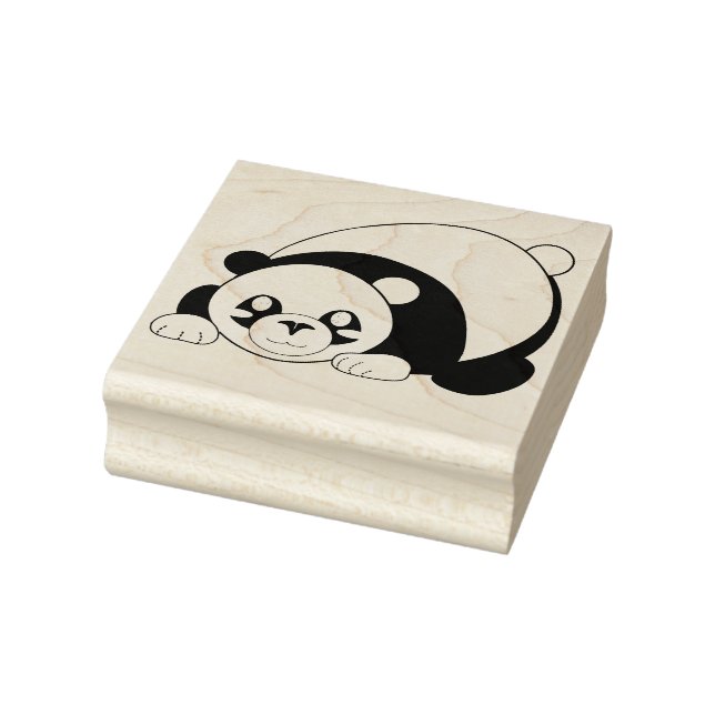 Panda Bear Gummistempel (Stempel)