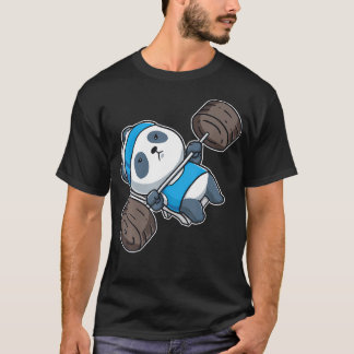 Panda Bear Gym Trainingsbank Druckgewicht T-Shirt