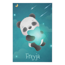 Panda Bear Imitate Canvas Print